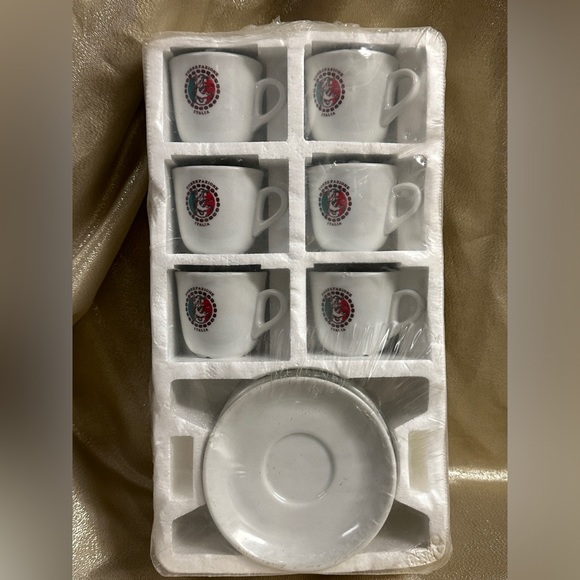 Torrefazione Italia 24pc -6 Coffee Mug & Saucers 6 & Espresso Cup and Saucer set - Picture 2 of 5